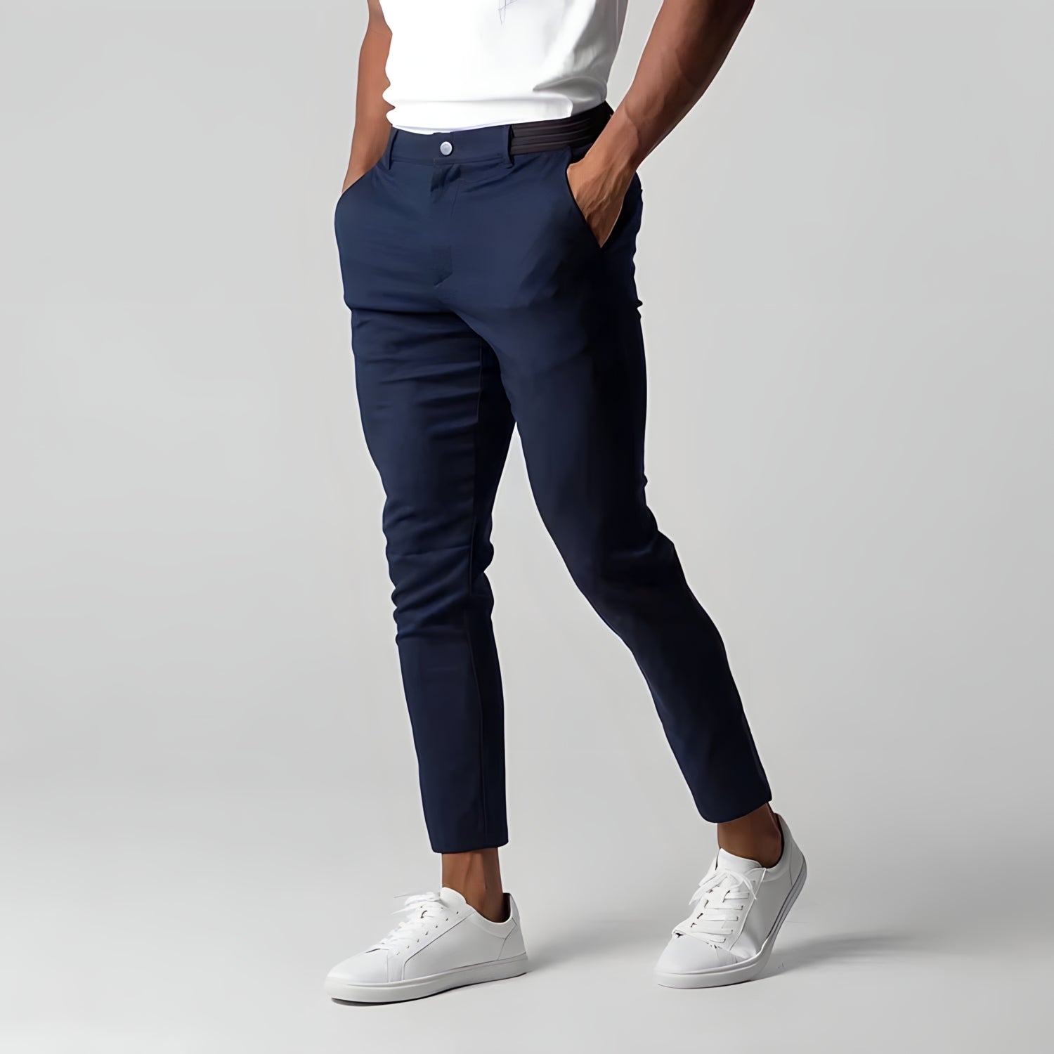 Dostal - Gyűrődésmentes stretch chino