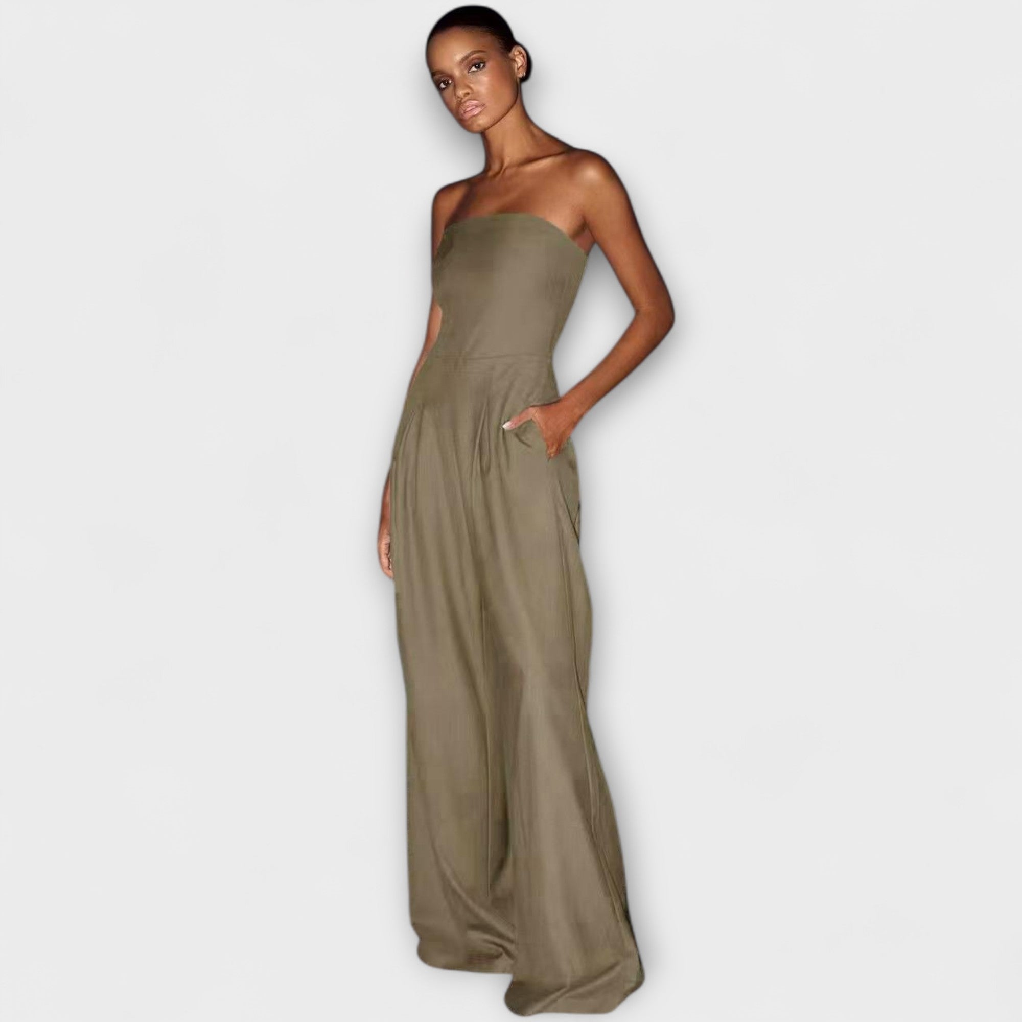 Amélie - Elegáns, pánt nélküli overall