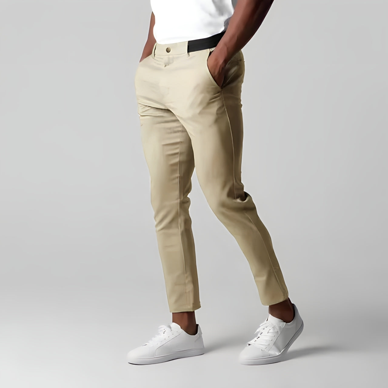 Dostal - Gyűrődésmentes stretch chino