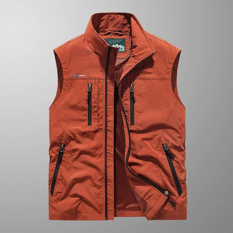 Arthur™ – Lélegző cargo gilet több zsebbel