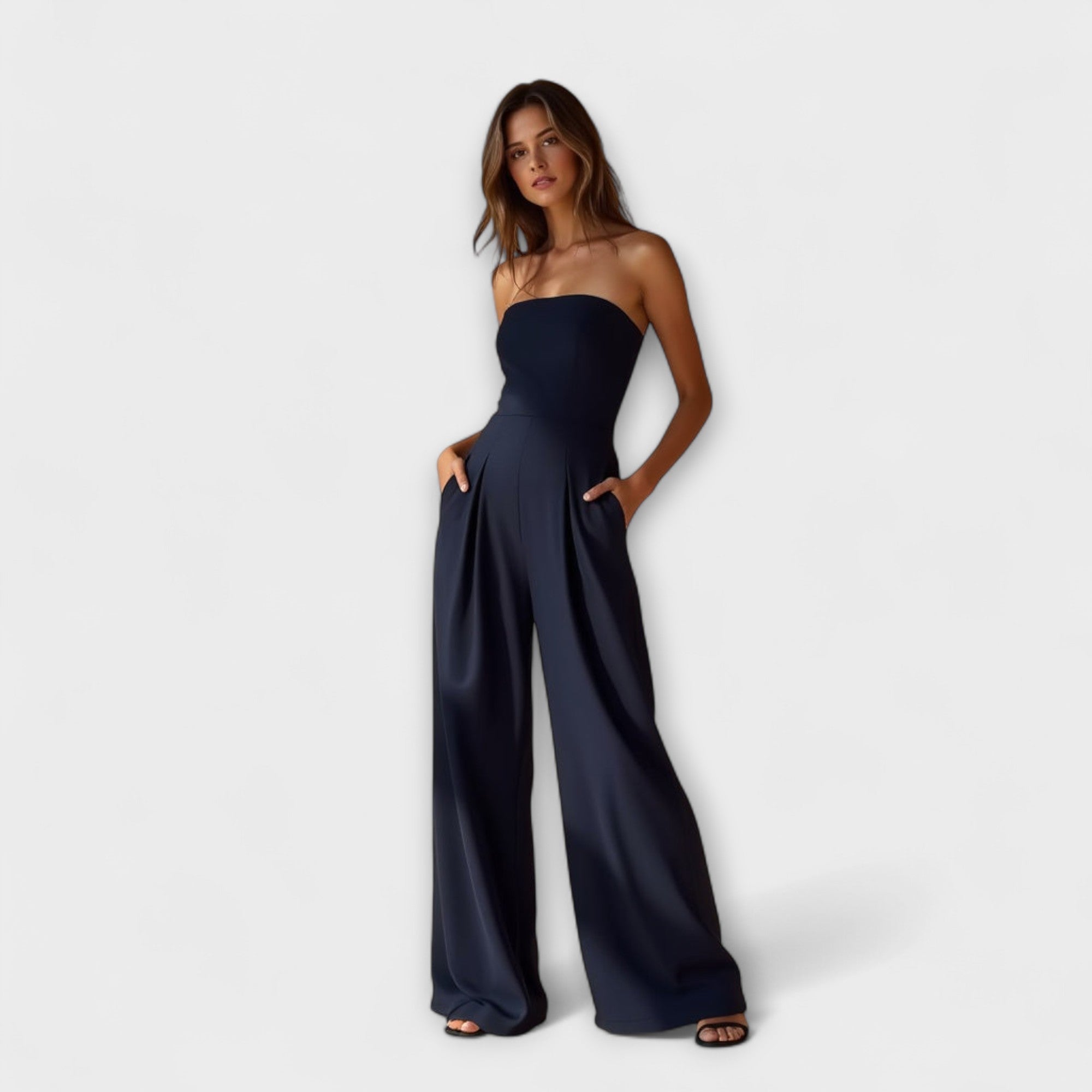 Amélie - Elegáns, pánt nélküli overall