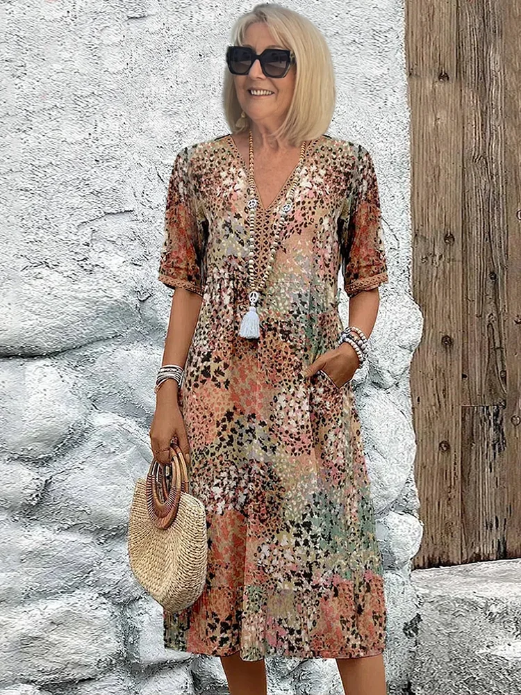 Camille | Vibráló midi ruha