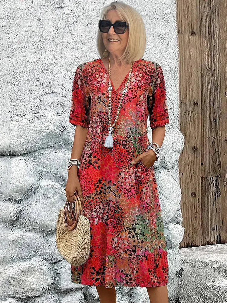Camille | Vibráló midi ruha